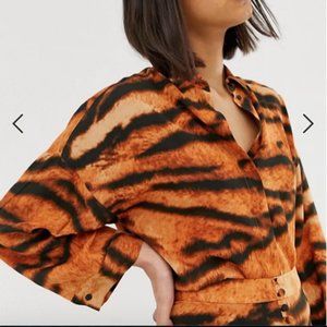 💥 ASOS Mango shirt in tiger print
